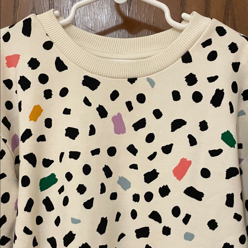 Hanna Andersson NWOT Girls Size 12 Multicolor Patterned polka dot Casual Dress - Picture 3 of 11